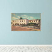 Monterey, CA - Huis van Robert Louis Stevenson Canvas Afdruk (Insitu (Houten vloer))