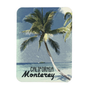 Monterey California Beach Travel Art Magneet