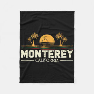 Monterey California cadeau voor een strandliefhebb Fleece Deken