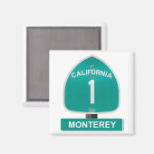 Monterey California Highway 1 Magnet (Recto/Verso)