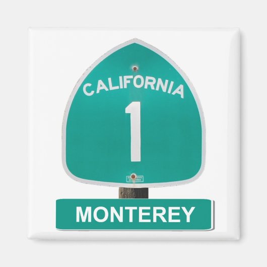 Monterey California Highway 1 Magnet (Devant)