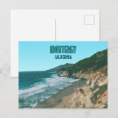 Monterey California Pacific Coast Highway  Briefkaart (Voorkant / Achterkant)