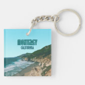 Monterey California Pacific Coast Highway  Sleutelhanger (Achterkant)