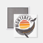 Monterey California Whale Magneet (Voorkant / Achterkant)