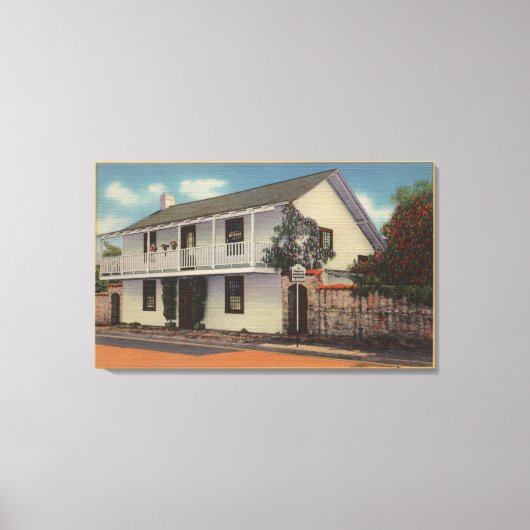 Monterey, Californië Uitzicht van het oude Walviss Canvas Afdruk (Voorkant)