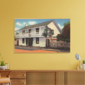 Monterey, Californië Uitzicht van het oude Walviss Canvas Afdruk (Insitu (Woonkamer))