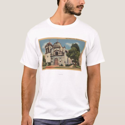 Monterey, Californië Uitzicht van Royal Presido Ch T-shirt (Voorkant)