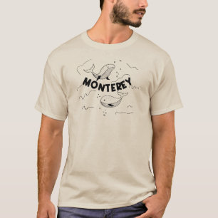 Monterey Californië Walvissen T-shirt