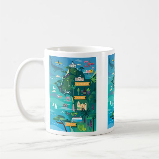 Monterey + Carmel Mug (Gauche)