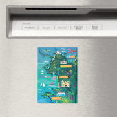 Monterey + Carmel Refrigerator Magnet (In Situ (Lave-vaisselle))