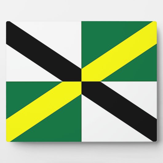 Monterey City Flag Plaque Fotoplaat (Voorkant)