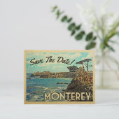 Monterey Enregistrer La Date Cartes Postales Vinta (Debout devant)
