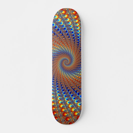 Monterey Fractal Art Skateboard (Voorkant)
