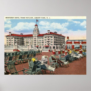 Monterey Hotel, Asbury Park NJ 1920s  Poster