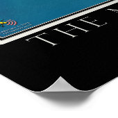 Monterey Peninsula of California Satellite Map Poster (Hoek)