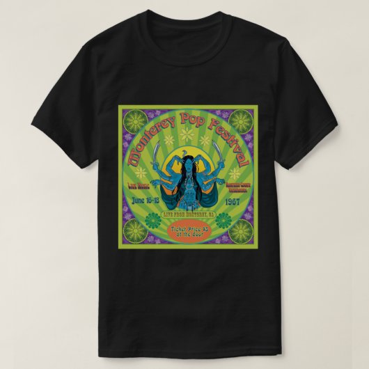 Monterey Pop Festival Classic T-Shirt (Design devant)