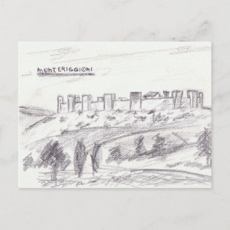 Monteriggioni-Briefkaart Briefkaart
