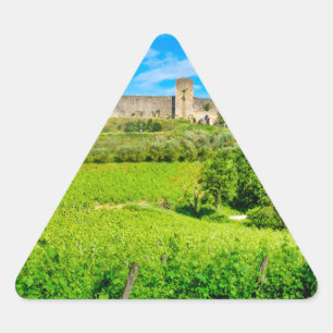 Monteriggioni Driehoek Sticker
