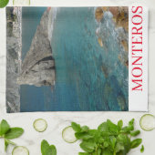 Monterosso al Mare uitzicht theedoek (Gevouwen)