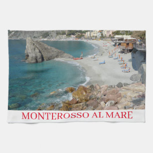 Monterosso al Mare vue serviette de thé