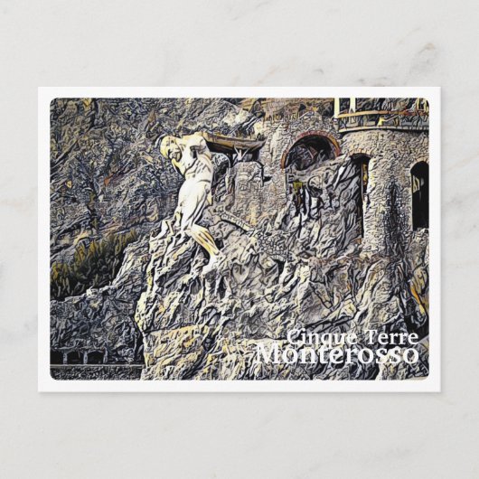 MONTEROSSO Cinque Terre - DE GIANT - Briefkaart (Voorkant)