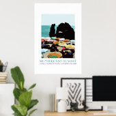 Monterosso, Cinque Terre, Italie Poster vintage (Bureau à domicile)