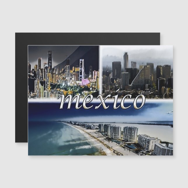 Monterrey - Mexico - Mozaïek - (Voorkant / Achterkant)