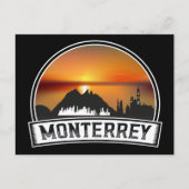 Monterrey Mexico Sunset Cityscape Briefkaart (Voorkant)