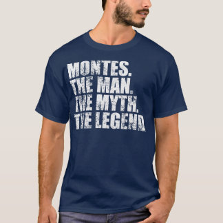 MontesMontes Familienaam Montes achternaam Montes T-shirt
