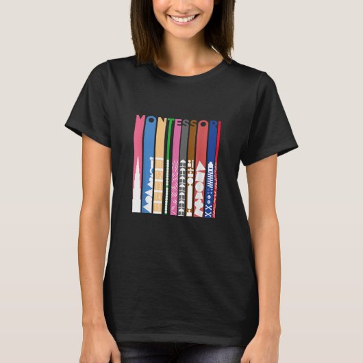 Montessori Colors T-shirt (Voorkant)