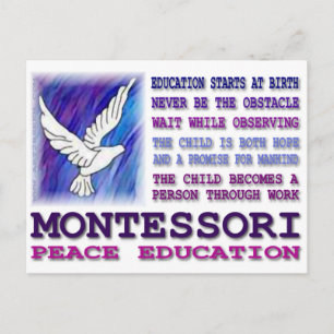Montessori Dove Briefkaart