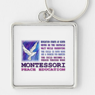 Montessori Dove Sleutelhanger
