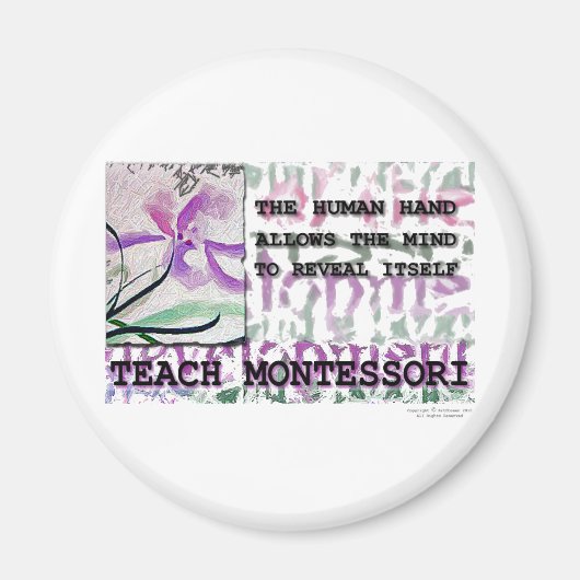 Montessori Iris Magneet (Voorkant)