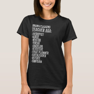 Montessori-leraar T-shirt