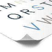 Montessori méthodes posters enfants posters neutre (Coin)