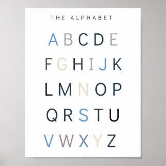 Montessori méthodes posters enfants posters neutre