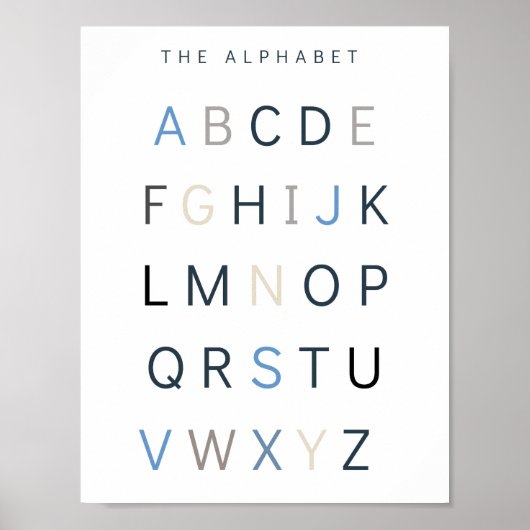 Montessori méthodes posters enfants posters neutre (Devant)