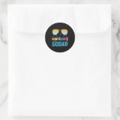 Montessori Squad Ronde Sticker (Tas)