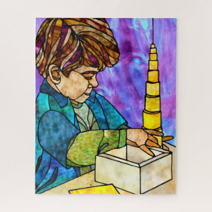 Montessori Yellow Knoss Cylinder Puzzle