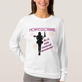 Montessorians doen het met een verouderd t-shirt