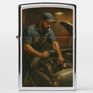  monteur aan het werk - Gritty Garage Oil Paint