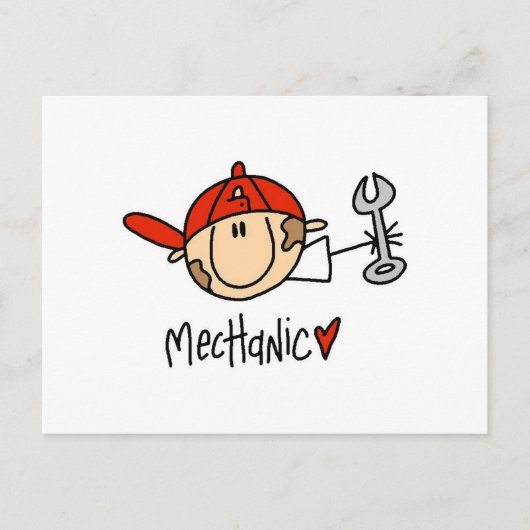Monteur Briefkaart (Voorkant)