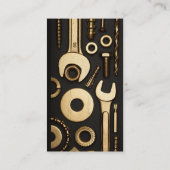 Monteur, Ingenieur, Fix-it Handyman Visitekaartje (Achterkant)