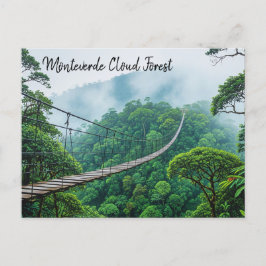 Monteverde Cloud Forest Costa Rica Reizen Briefkaart