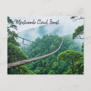 Monteverde Cloud Forest Costa Rica Reizen Briefkaart
