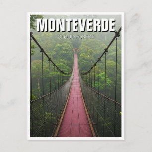 Monteverde Cloud Forest Costa Rica Reizen Briefkaart