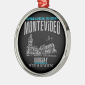 Montevideo Metalen Ornament (Links)