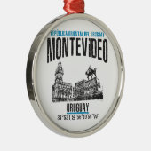 Montevideo Metalen Ornament (Rechts)
