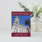 montevideo palacio salvo briefkaart (Staand voorkant)
