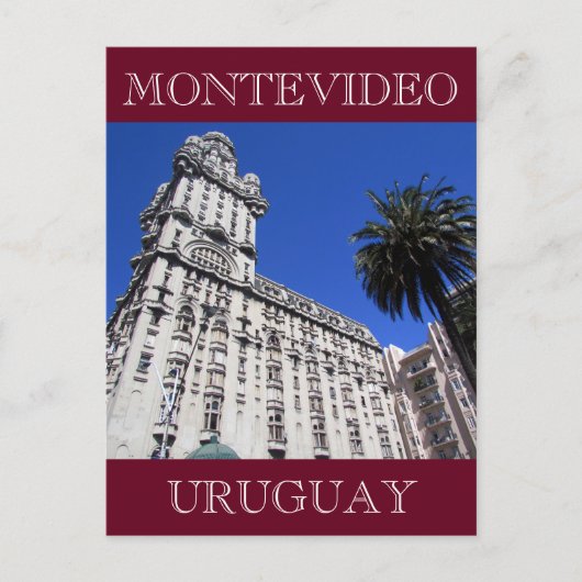 montevideo palacio salvo briefkaart (Voorkant)